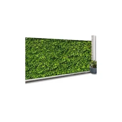 Brise vue occultant 2 x 10 M imprimé feuillage 160 gr/m²