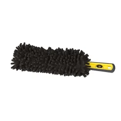 Brosse à Roue Chenille DUNLOP 33cm - Nettoyage Profond Jantes & Roues, Poignée Antidérapante, Efficace & Confort d'Utilisation