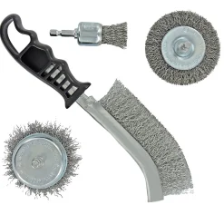 Brosse de décapage pour l'acier Tivoly, 4 pièces