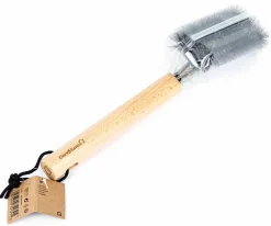 Brosse pour barbecue en acier inoxydable et hêtre GoodHome L.34 x l.7.5 cm
