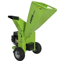 Broyeur de végétaux Thermique 15CV - 3 Lames de coupe - Branches Diam10cm Max Démarrage électrique Moteur 4T Poignées VITO