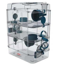 Cage pour rongeurs Rody 3 trio Zolux bleu