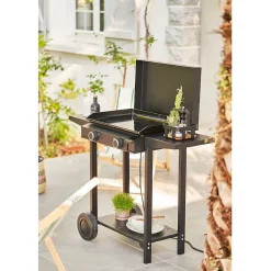 Capot acier noir pour plancha Base 60 cm Forge Adour