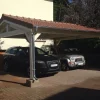 Carport 2 pentes 600 cm x 500 cm, bois DOUGLAS Français (Charpente en bois-auvent-abri voiture), 30 m². Garantie 10 ans