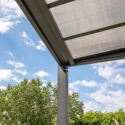 Carport adossé aluminium Trigano - LIBECCIO WALL - 16 m²