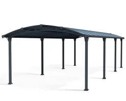 Carport aluminium 2 voitures 3.59 x 8.63m Canopia Arcadia 8500