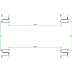 Carport aluminium 3x3,6m 10,89m² polycarbonate 6mm X-METAL anthracite avec kit d'ancrage