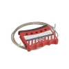 Câble consignation ajustable "GRIP" longueur 1.80m - diamètre 4mm, 5 cadenas - THIRARD