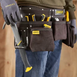 Ceinture porte-outils en cuir Stanley