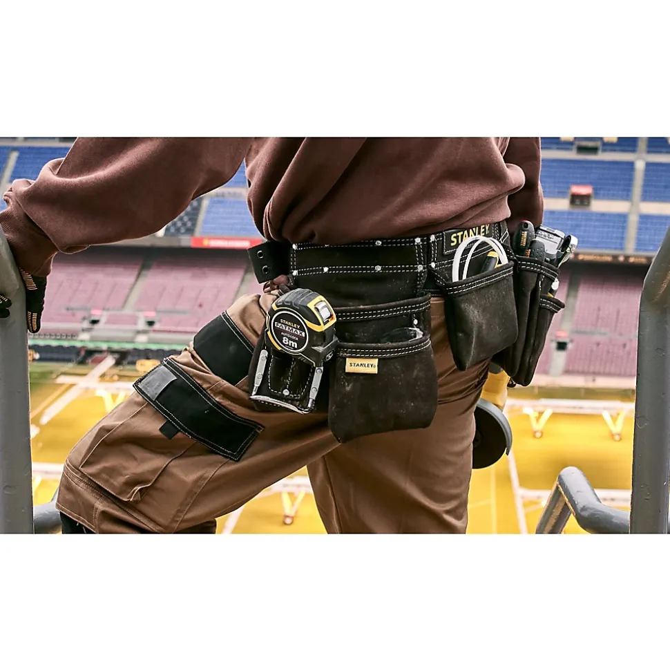 Ceinture porte-outils en cuir Stanley