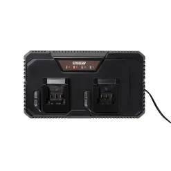 Chargeur de batterie rapide Erbauer 18V - pour 2 batteries