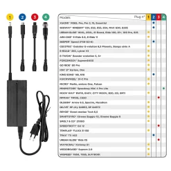 Chargeur universelle pour trottinette électrique Tnb
