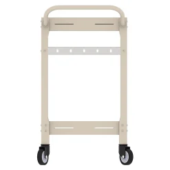 Chariot de service d'extérieur Bard acier 72 x 77 x 38 cm champagne casa.pro
