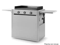 Chariot en inox Modern fermé 75 - Forge Adour