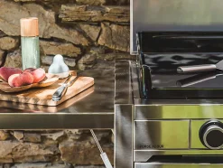 Chariot en inox Modern fermé 75 - Forge Adour
