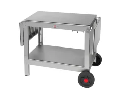 Chariot pour plancha Krampouz en acier inoxydable