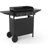 Chariot pour plancha Origin 75 cm en acier noir Forge Adour
