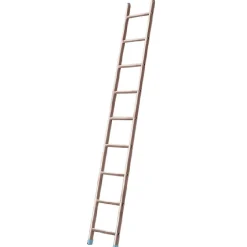 Échelle simple aluminium 2,45 m 9 barreaux, largeur 35 cm, légère moins de 4 kg