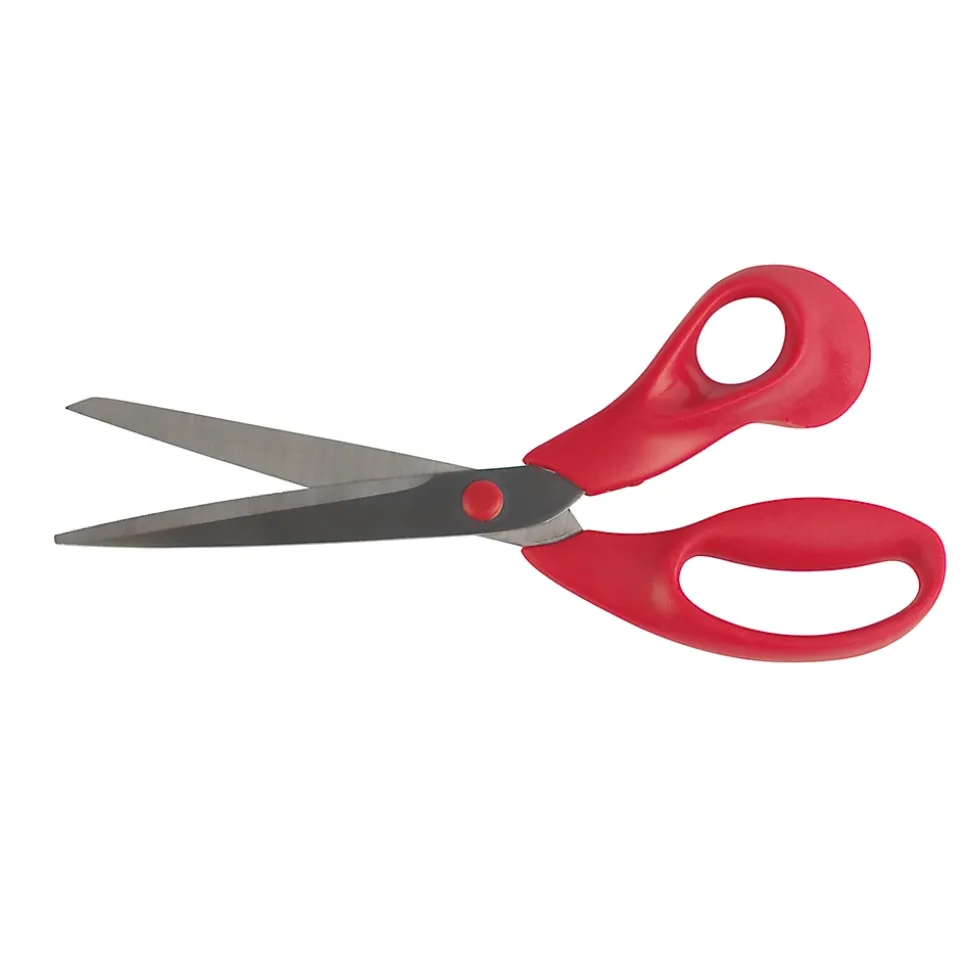 Ciseaux en acier inoxydable rouge 25 cm