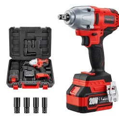 Clé à chocs 20V Brushless Lithium-Ion Batteries 4.0Ah, 600N.m , une batterie