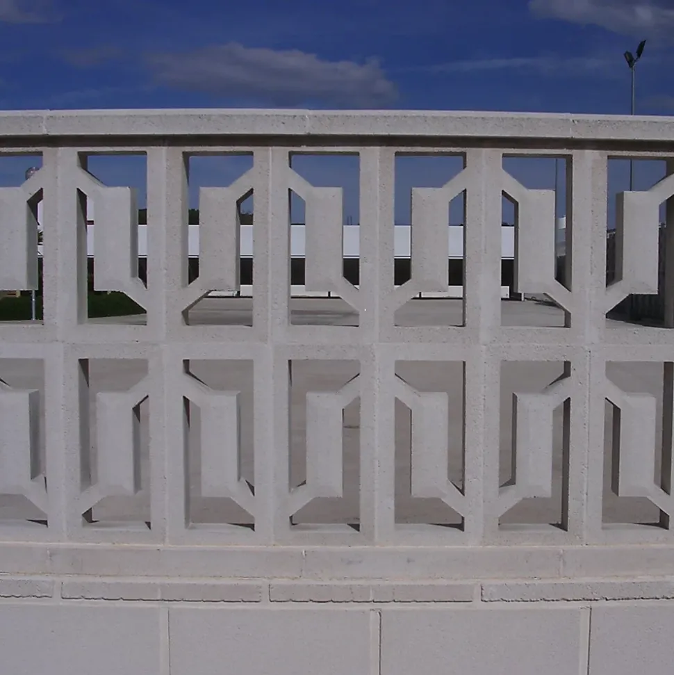 CLAUSTRAS BETON - Modèle INCA - Dimensions : L 40 x l 20 x Ep. 7.8cm - ( lot de 2 pièces )