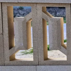 CLAUSTRAS BETON - Modèle INCA - Dimensions : L 40 x l 20 x Ep. 7.8cm - ( lot de 2 pièces )