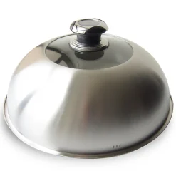 Cloche de cuisson en inox avec thermomètre Le Marquier