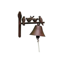 Cloche de jardin en fonte 4 oiseaux