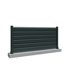 Clôture brise-vue 6 lames L 1911 x H 886 mm (Gris anthracite RAL7016)