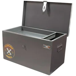 Coffre de chantier acier 85 x 35 x 35 cm - Fischer Darex