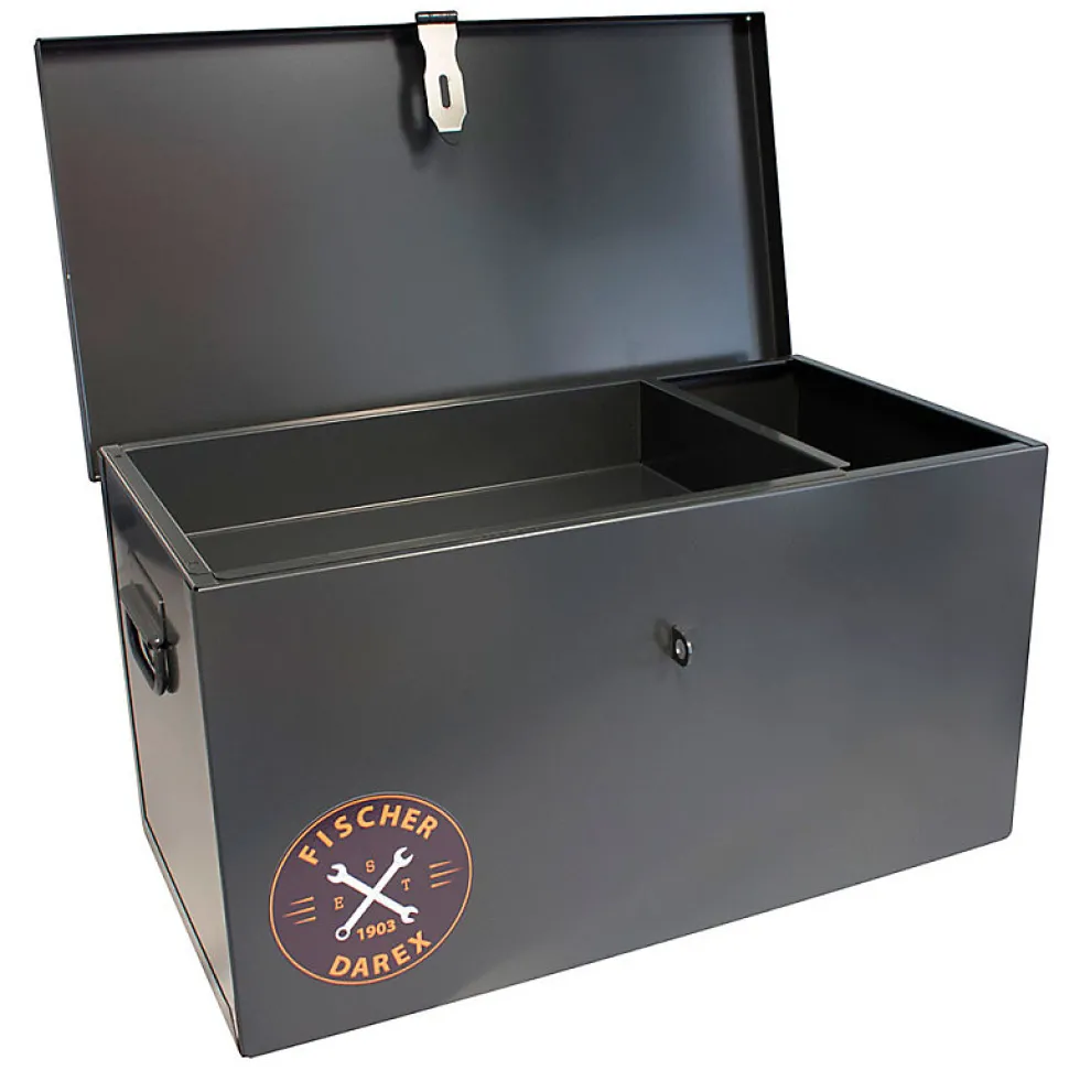 Coffre de chantier acier 85 x 35 x 35 cm - Fischer Darex