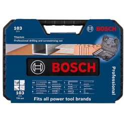 Coffret assortiment forets et embouts perçage vissage Bosch (103 pcs)