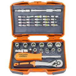 Coffret douilles et embouts 1/4" 37 pièces - Fischer Darex