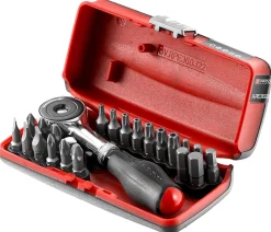 Coffret porte-embout à cliquet 1/4