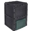 Composteur, bac, poubelle à compost de jardin - 300 L - Noir et Vert - Linxor
