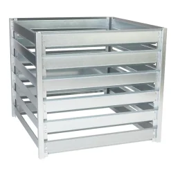 Composteur de Jardin - 91 x 91 x H85 cm / 704L - M800 - Timbela