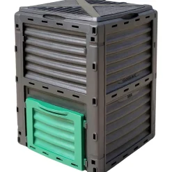 Composteur de jardin 300 L - 83 x 61 x 61 cm en plastique, Polypropylène