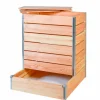 Composteur Design en bois 80 x 98 cm 356L