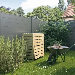 Composteur en bois Jardipolys 400L en bois FSC
