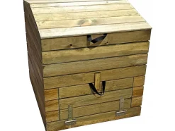 Composteur en bois 500L "Douglas" 80 x 80 x 85 cm