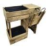 Composteur Essencia 2 bacs bois 70L Jardipolys