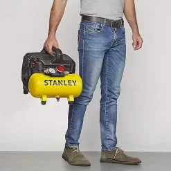 Compresseur 6L Silencieux 1HP STANLEY FATMAX coaxial sans huile