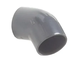 Coude PVC Gre à Coller 50-45 PN16 pour Piscine