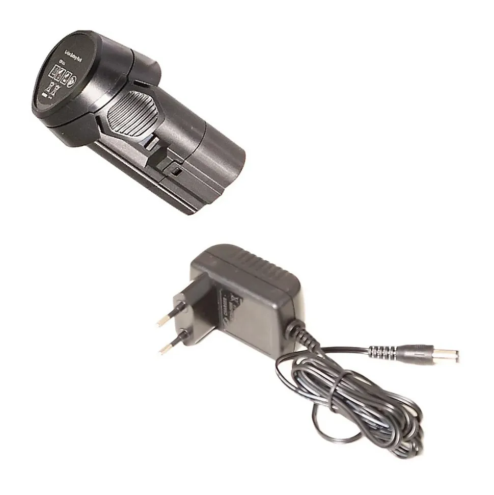 Coupe bordure à batterie 12V Lithium 2,5Ah - Chargeur 12V - 20 Couteaux en nylon Inclus IKRA