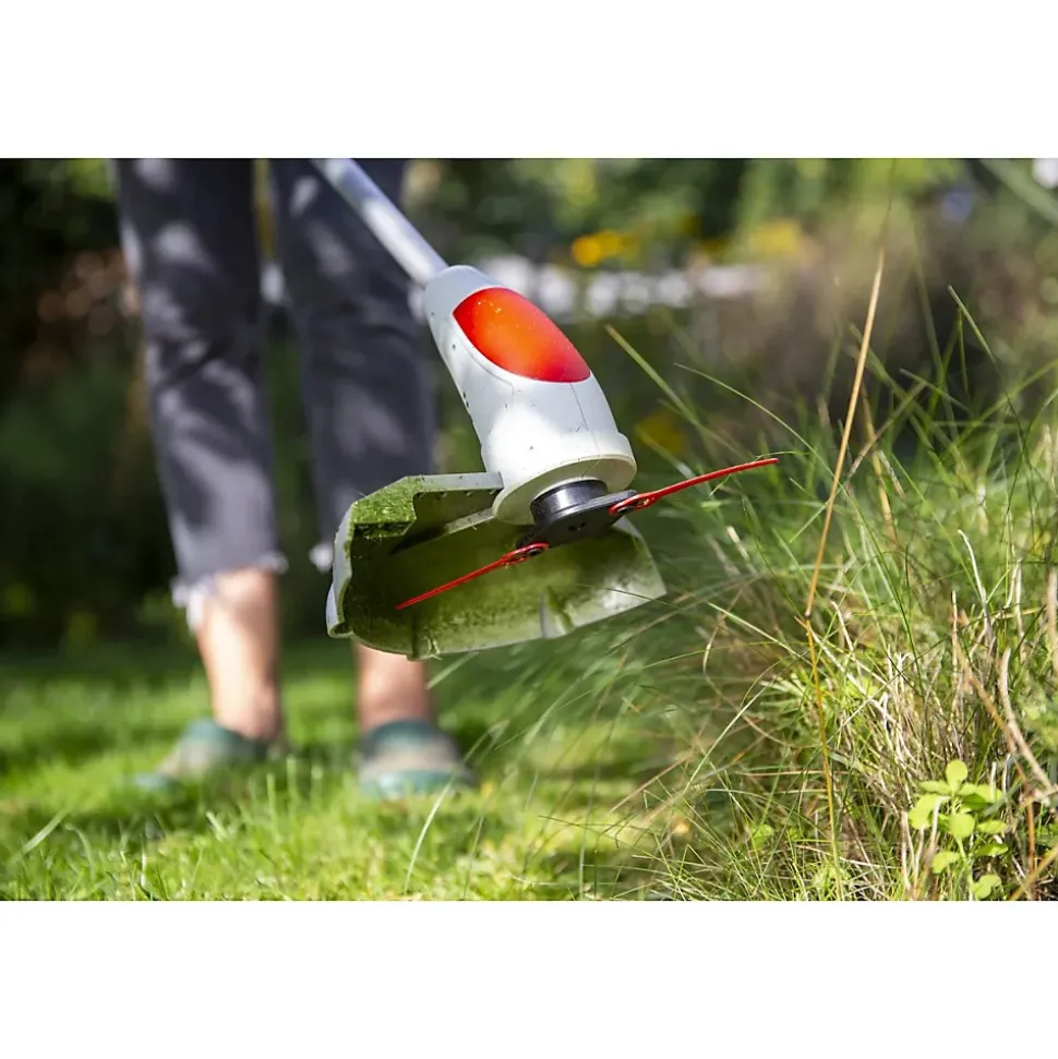 Coupe bordure à batterie 12V Lithium 2,5Ah - Chargeur 12V - 20 Couteaux en nylon Inclus IKRA