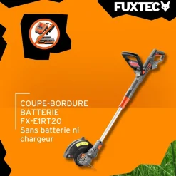 Coupe bordure batterie - FUXTEC FX-E1RT20 - 20V - Sans batterie ni chargeur