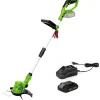 Coupe Bordure sans fil 20V + Batterie lithium 2AH + Chargeur + Jeu de 20 lames coupantes VITO EGO LI