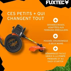 Coupe bordure thermique à roues - FUXTEC FX-FSR152 - 52cm3 3CV
