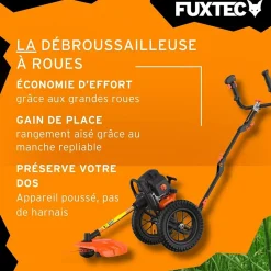 Coupe bordure thermique à roues - FUXTEC FX-FSR152 - 52cm3 3CV