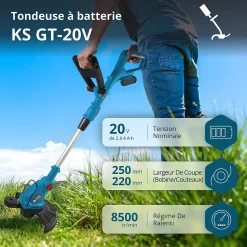 Coupe-bordures à batterie Könner & Söhnen 20V 250 mm 1pc.